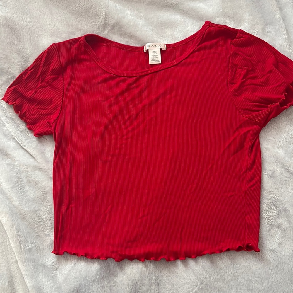 Large Bozzolo Stretchy Crop Top